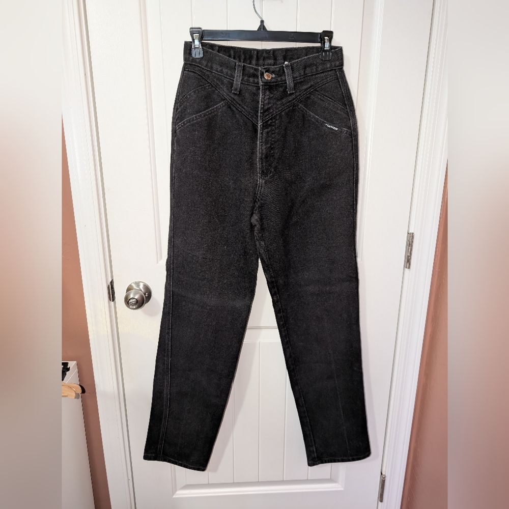 Y2K Rocky Mountain High Rise Jeans W7/8 Black Wash